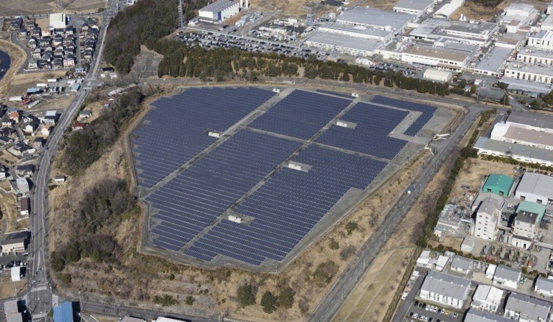 茨城県北茨城市でメガソーラの施工が完了！